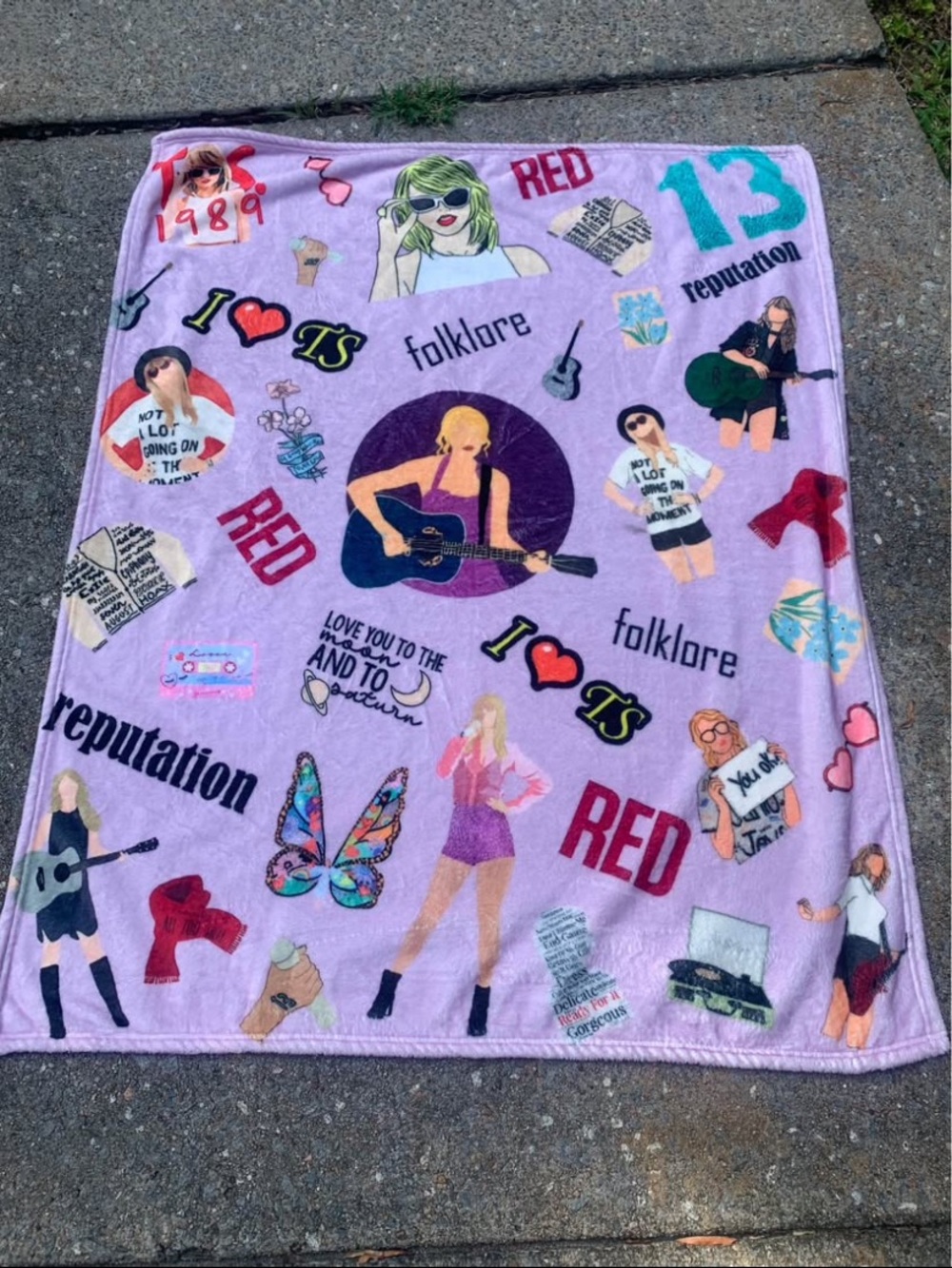 Taylor Swift Throw Blanket